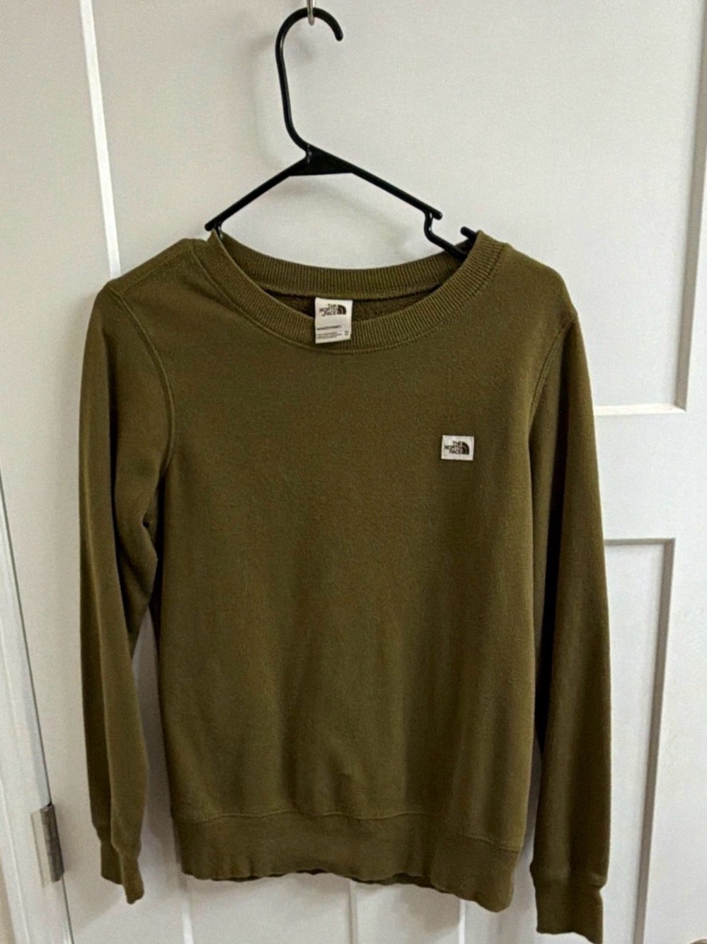 The North Face Women’s Logo Fleece Pullover Crewneck Sweatshirt Green XS